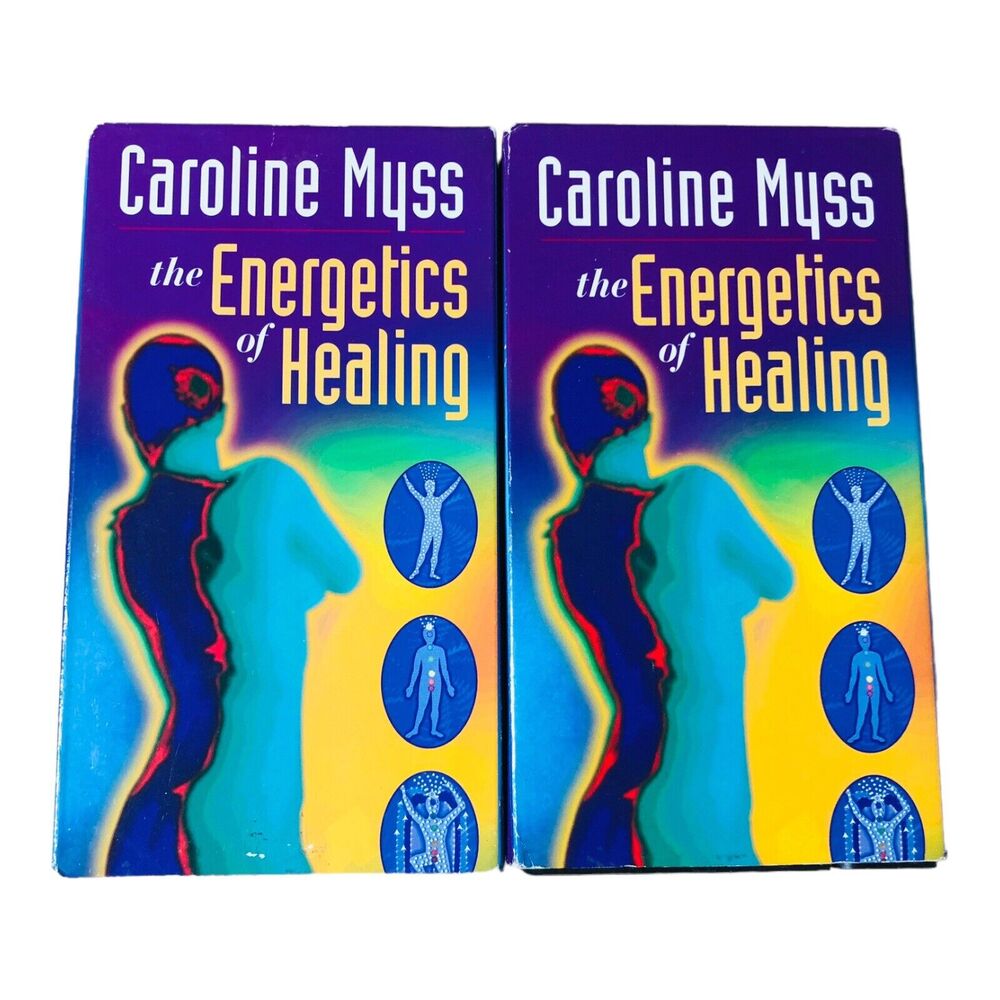 1997 CAROLINE‎ MYSS THE ENERGETICS OF HEALING 2 VHS TAPE SET Holistic Health